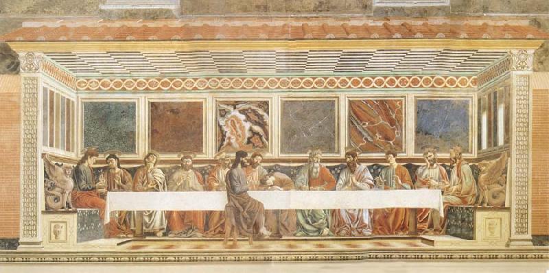 Andrea del Castagno The Last Supper oil painting image